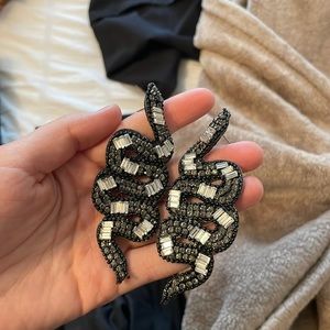Snake earrings
